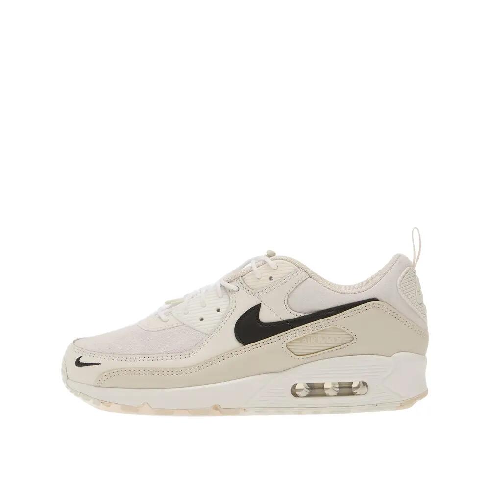 Zapatillas Nike Air Max 90 Blancas/Negras-Lt Orewood Brn-Fantasma 6/7