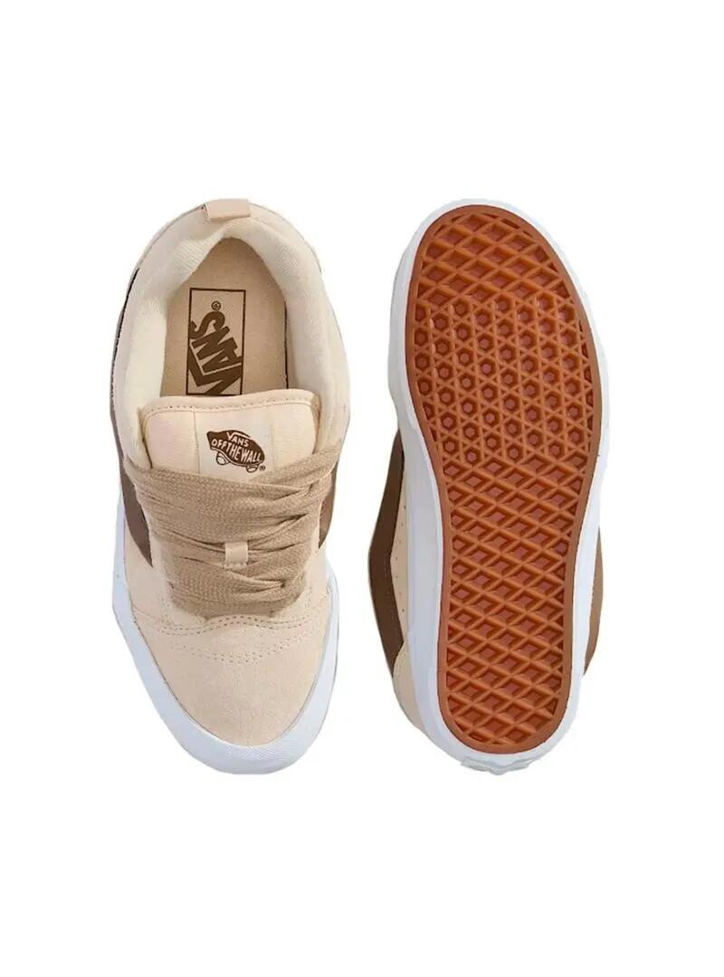 Zapatilla para Mujer Vans Knu skool Beige 4/7