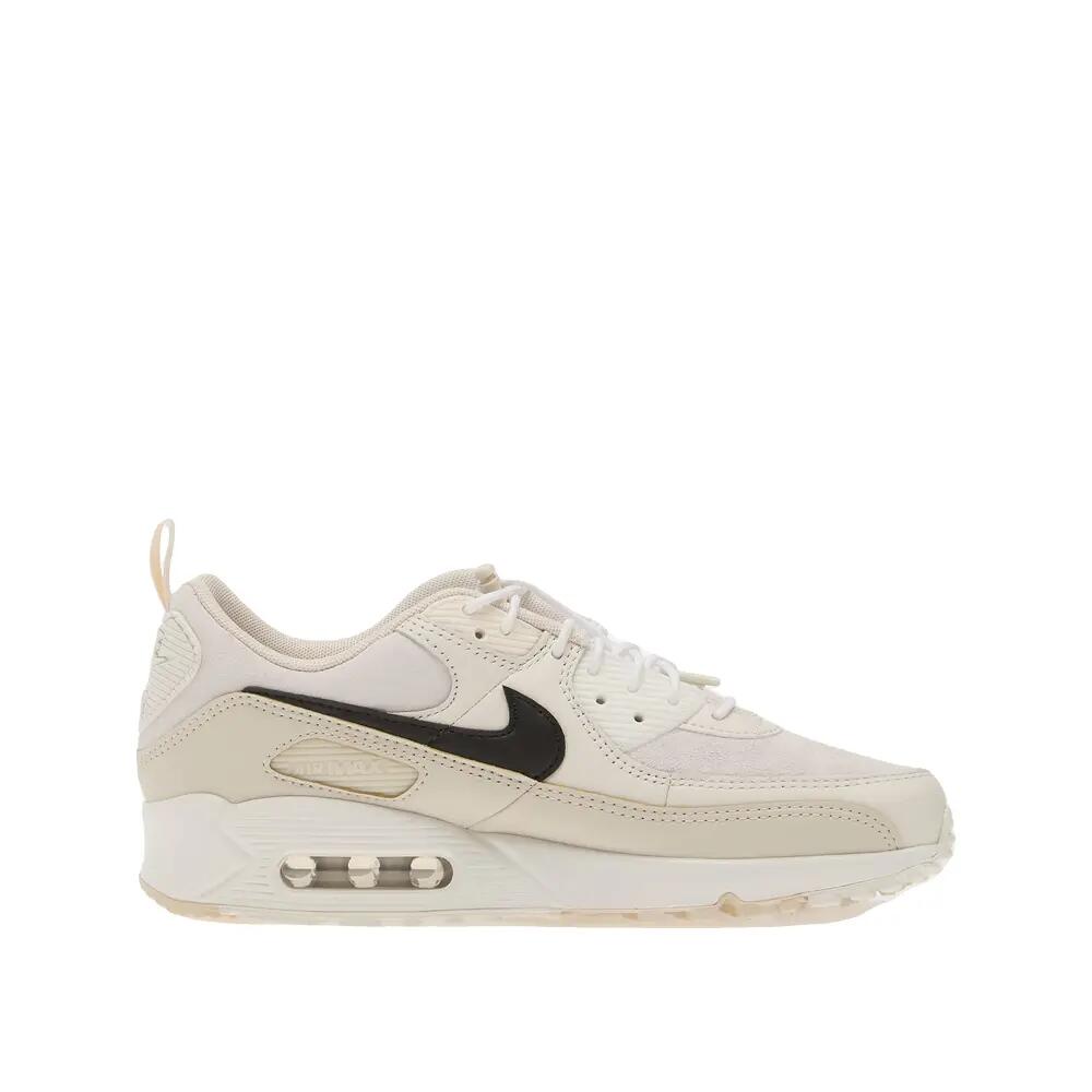 Zapatillas Nike Air Max 90 Blancas/Negras-Lt Orewood Brn-Fantasma 2/7