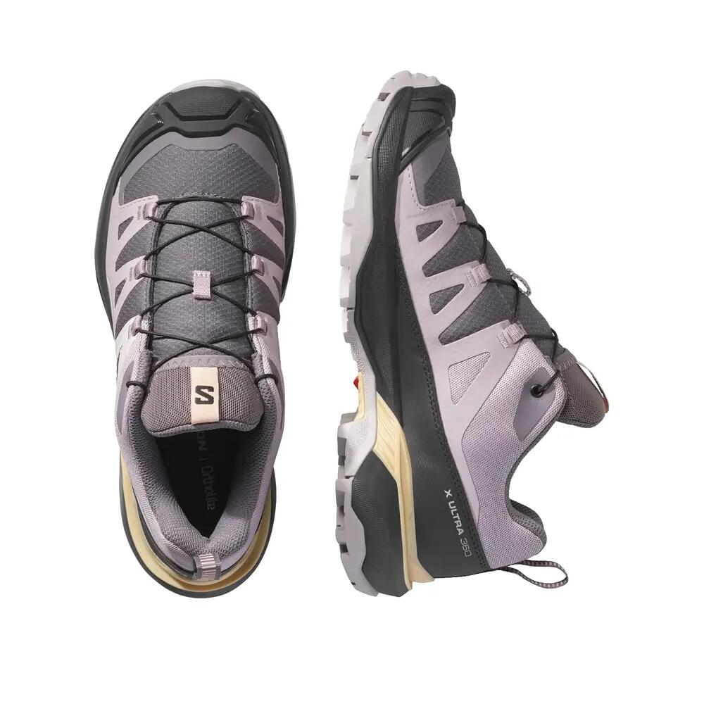 Zapatos de senderismo Salomon X Ultra 360 Mujer Gris/Rosa 6/6