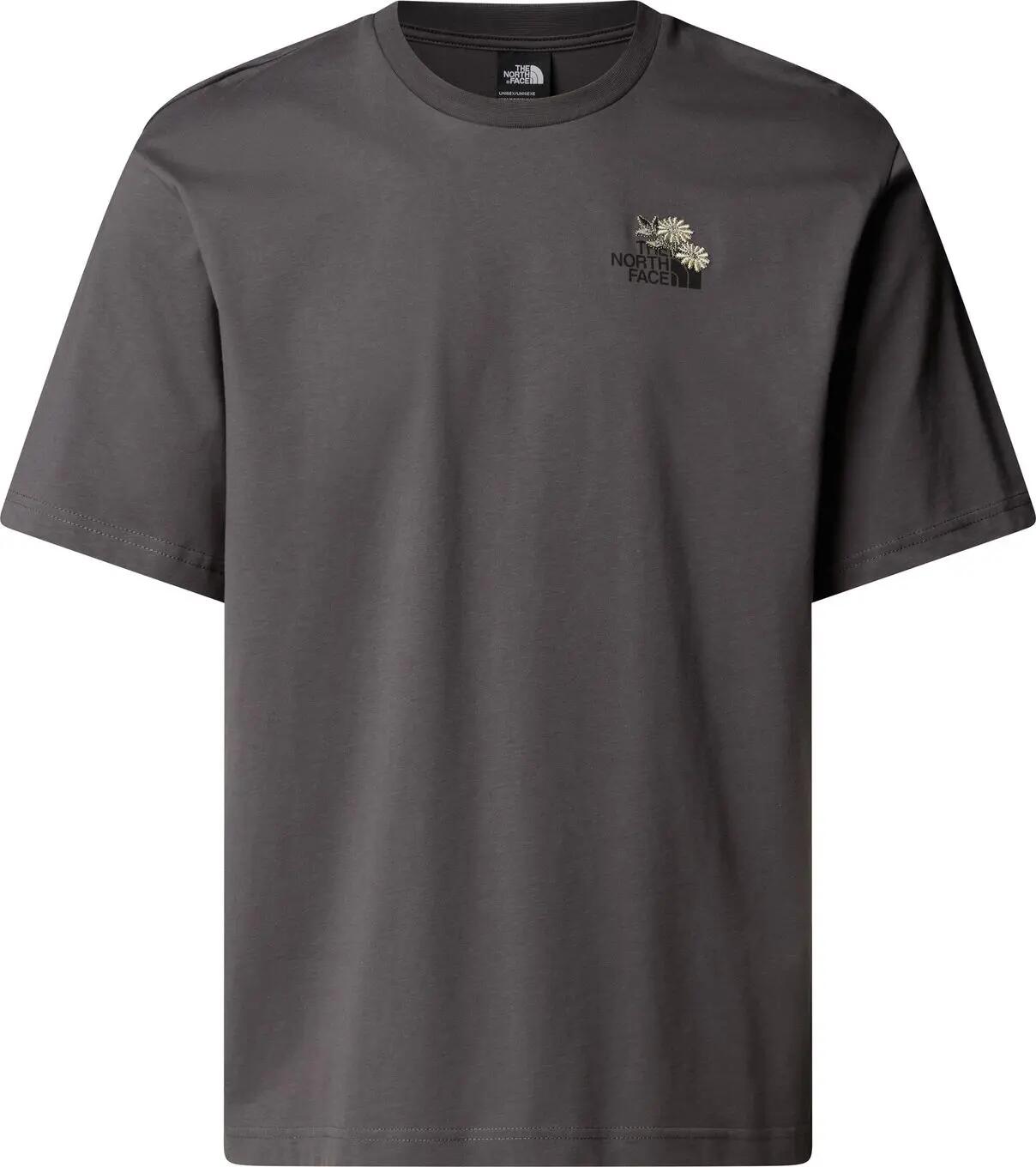 Maglietta The North Face Graphic Dome Flower Uomo Grigio 4/5