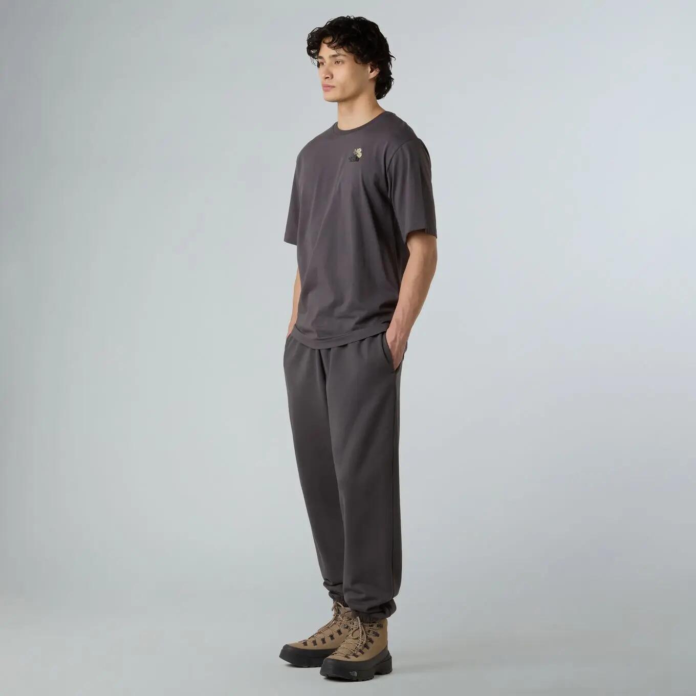 Maglietta The North Face Graphic Dome Flower Uomo Grigio 3/5