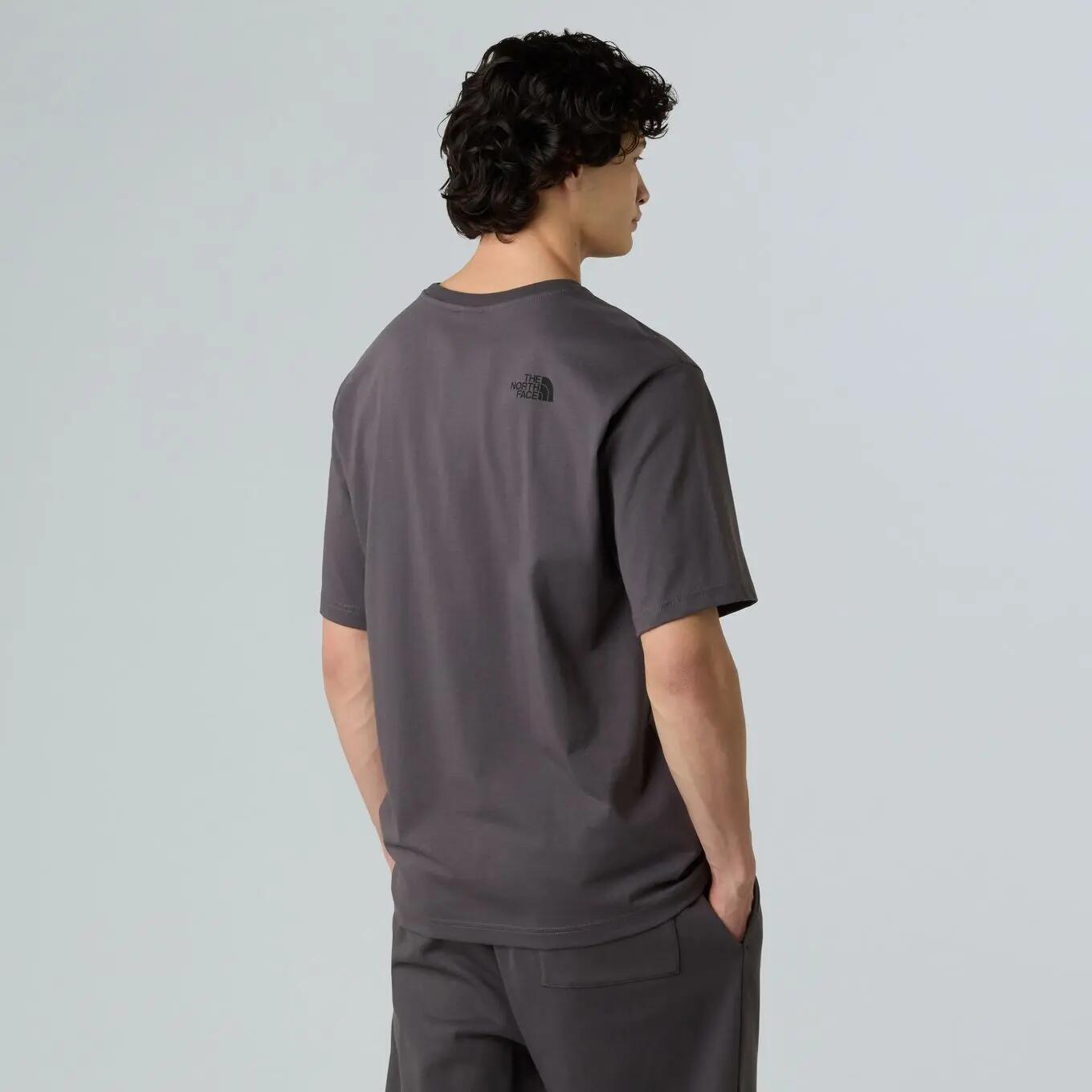 Maglietta The North Face Graphic Dome Flower Uomo Grigio 2/5