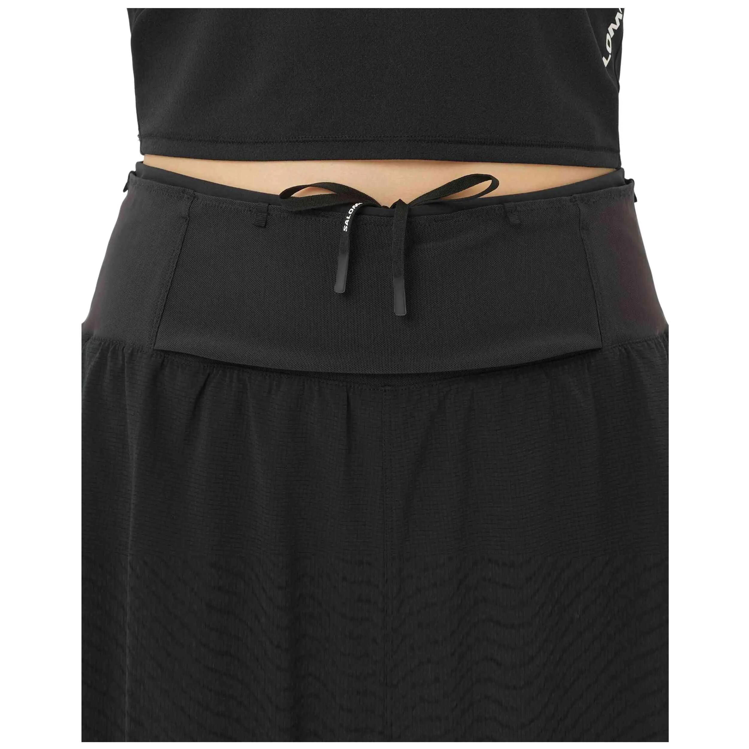 Pantaloncini Salomon modello Sense Aero 2in1 Trail 4 per donne 5/5