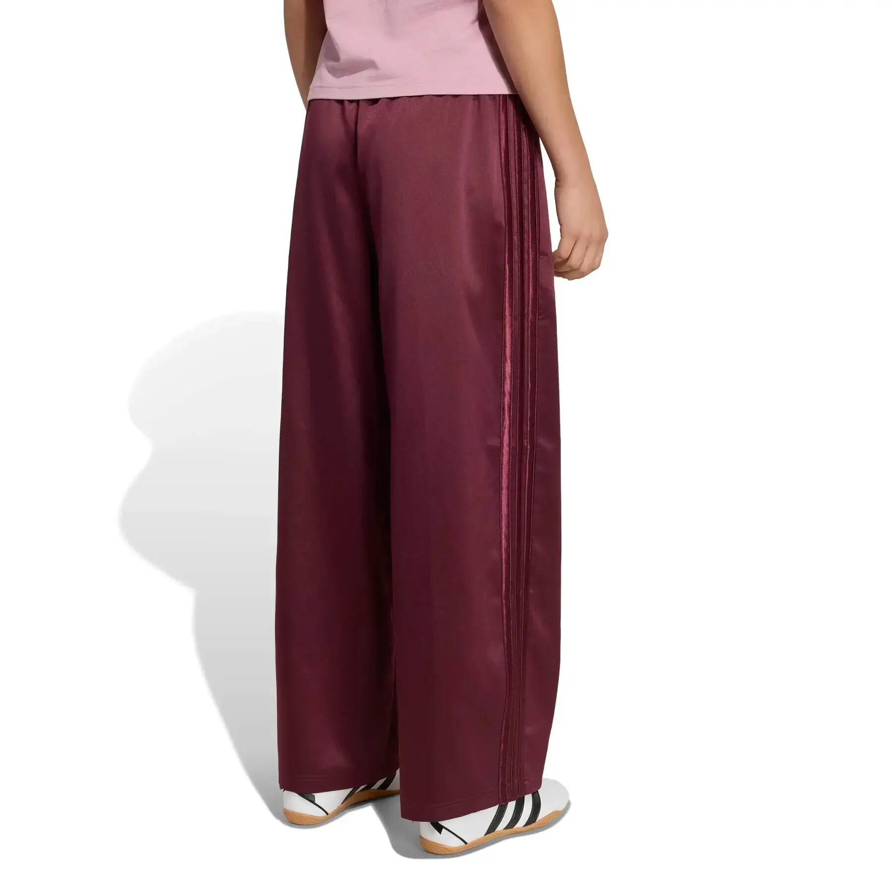 Pantalon de jogging jambes large satin fille adidas 3/6