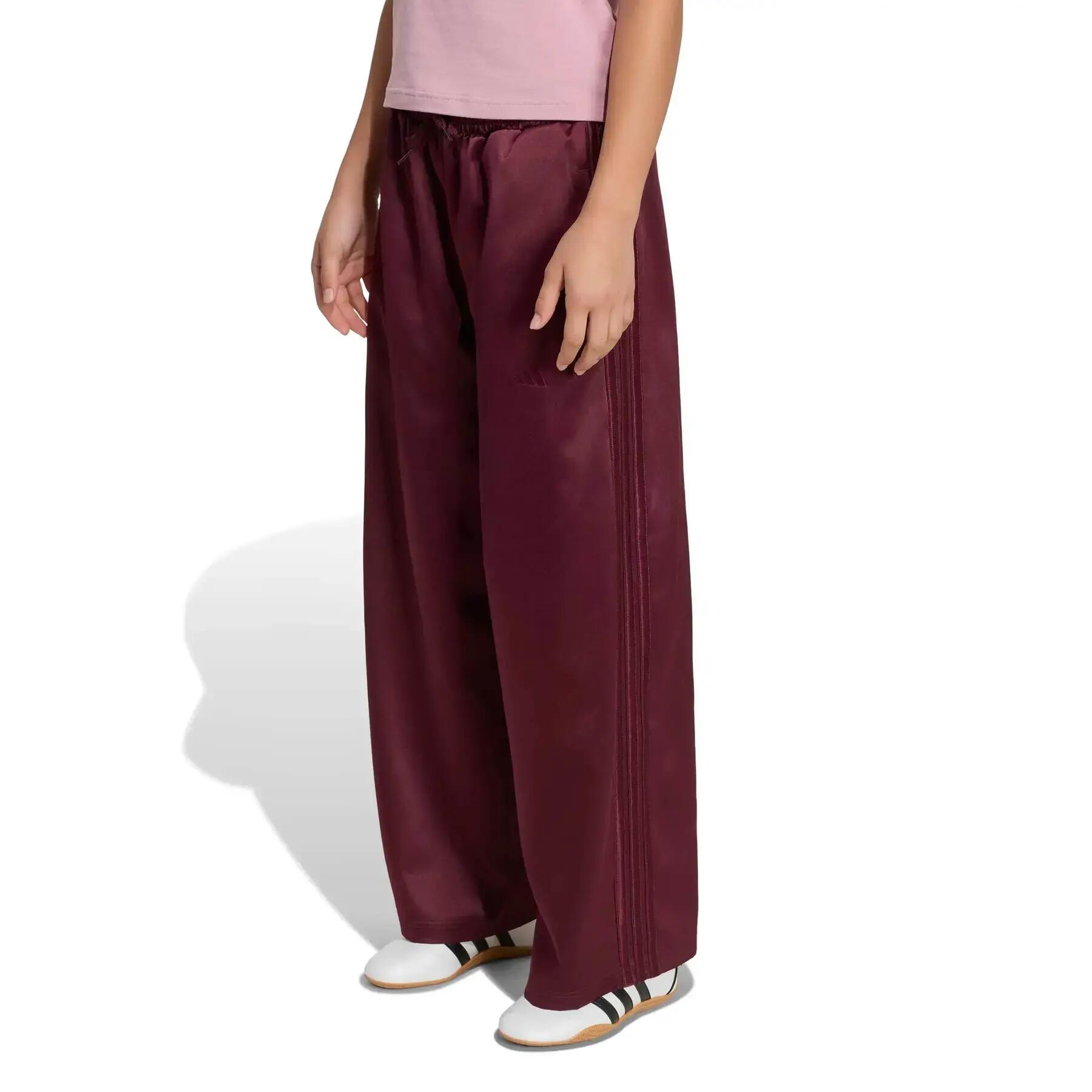 Pantalon de jogging jambes large satin fille adidas 2/6