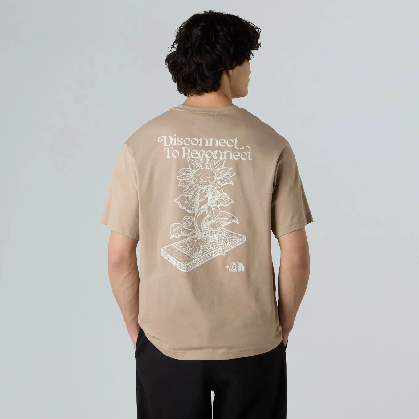 T-Shirt The North Face Connect Graphic Beige Unisex 4/5
