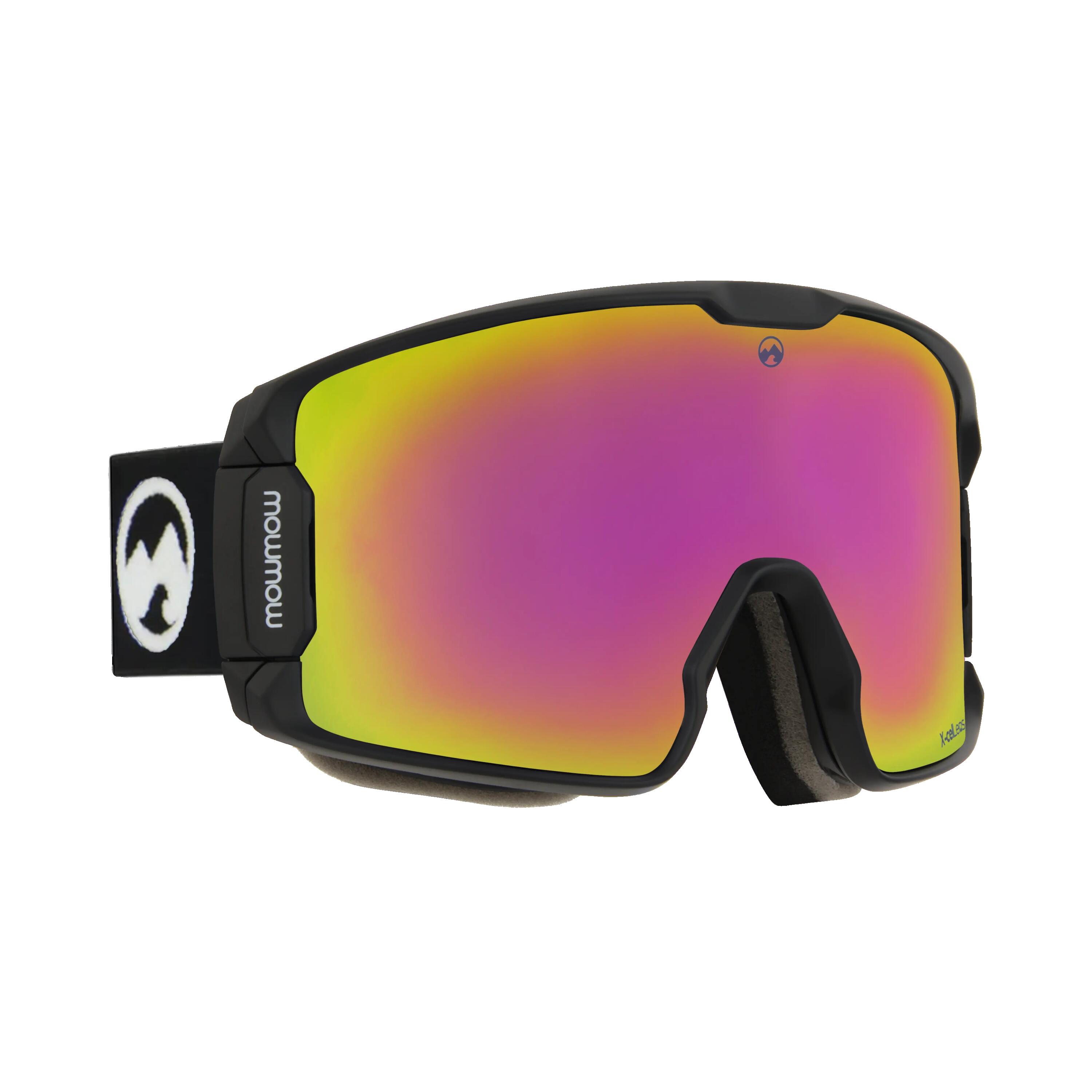 Maschera da sci unisex Legend (Black | Pink/Red) 2/7