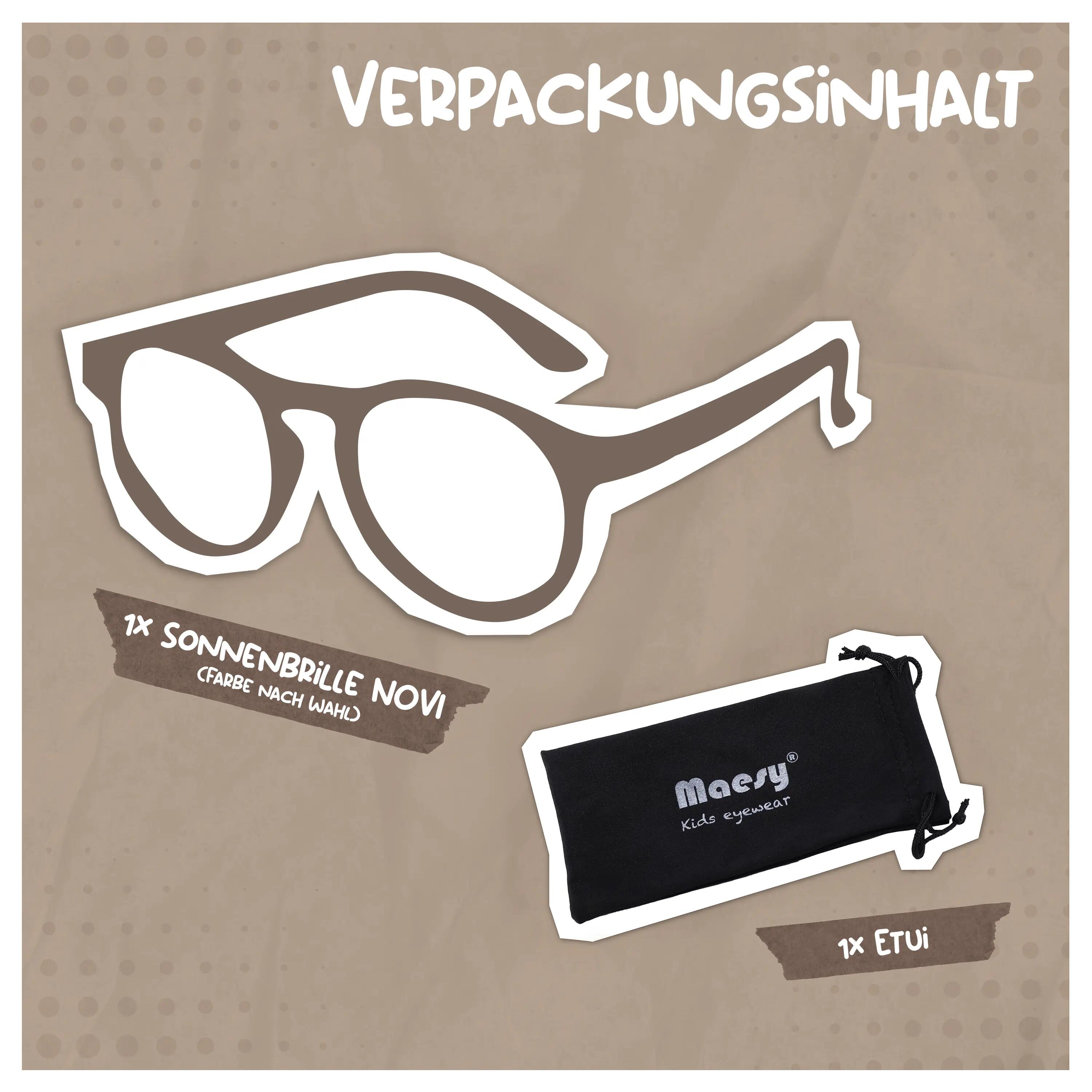 Lunettes de soleil enfant Novi Black 6-12 ans 3/6