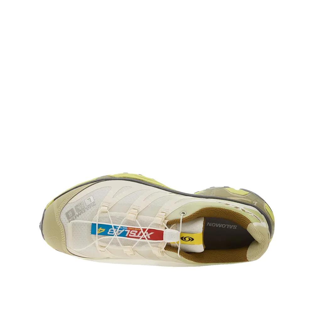 Trailauflaufschuhe Salomon XT-4 Farbe Vanilla Ice/Bog/Sunny Lime 3/6