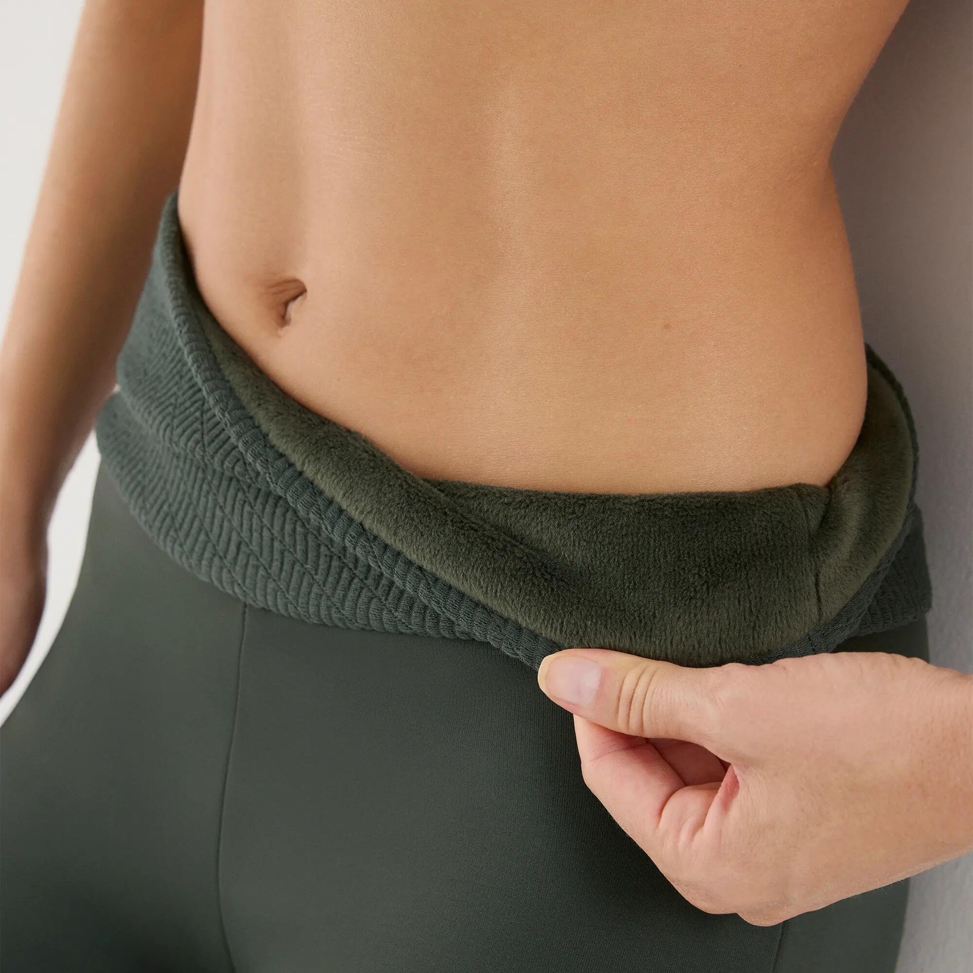 ULTRA TÉRMICO Leggings deportivos afelpado polar verde botella 4/5