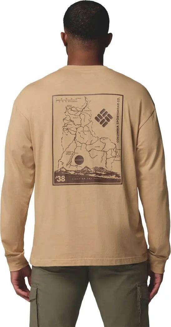 Maglietta Columbia Black Butte Beige a maniche lunghe 2/6