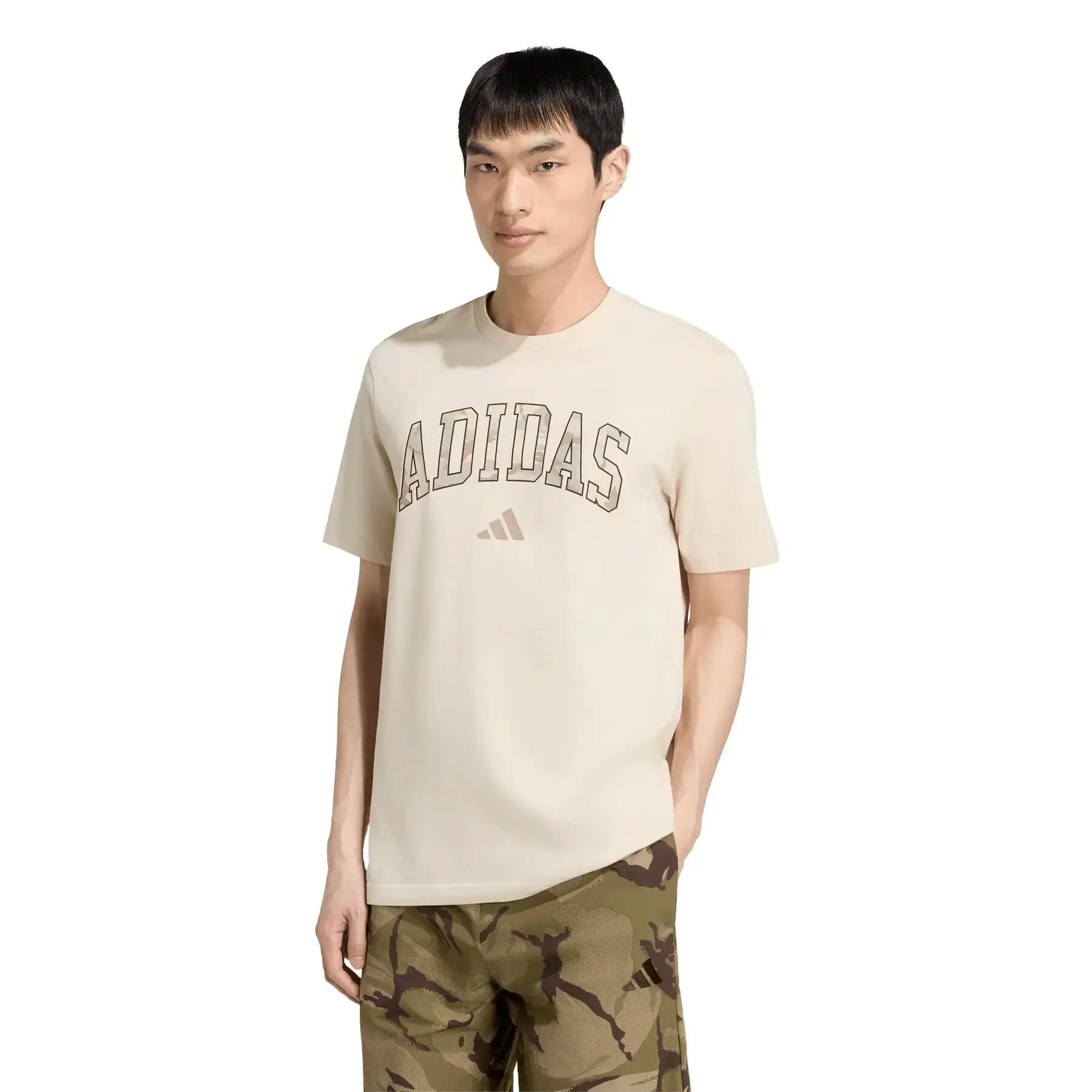T-shirt adidas Camo Script Graphic 2/6