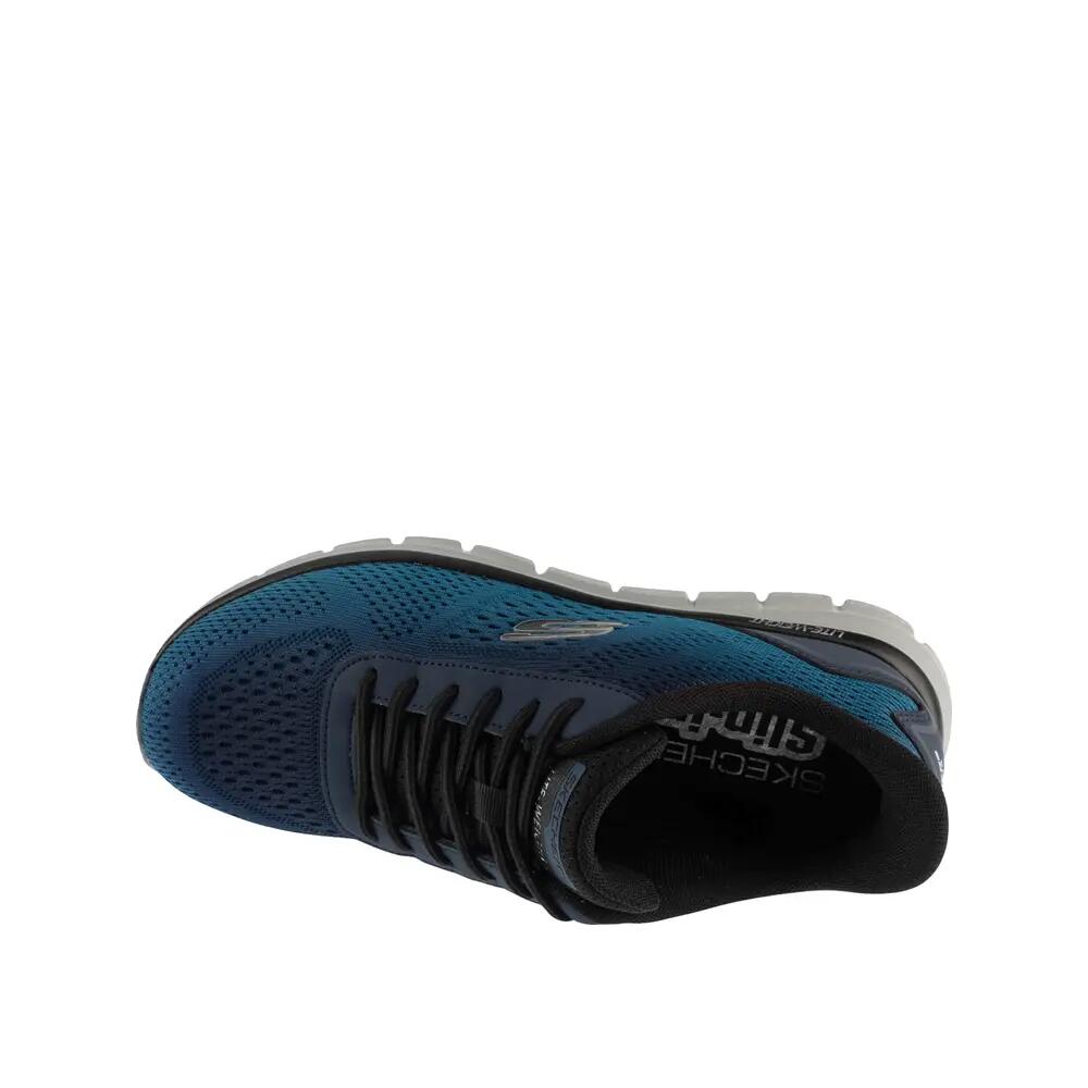 Chaussures Skechers Slip-Ins Track Revno Bleu 3/4