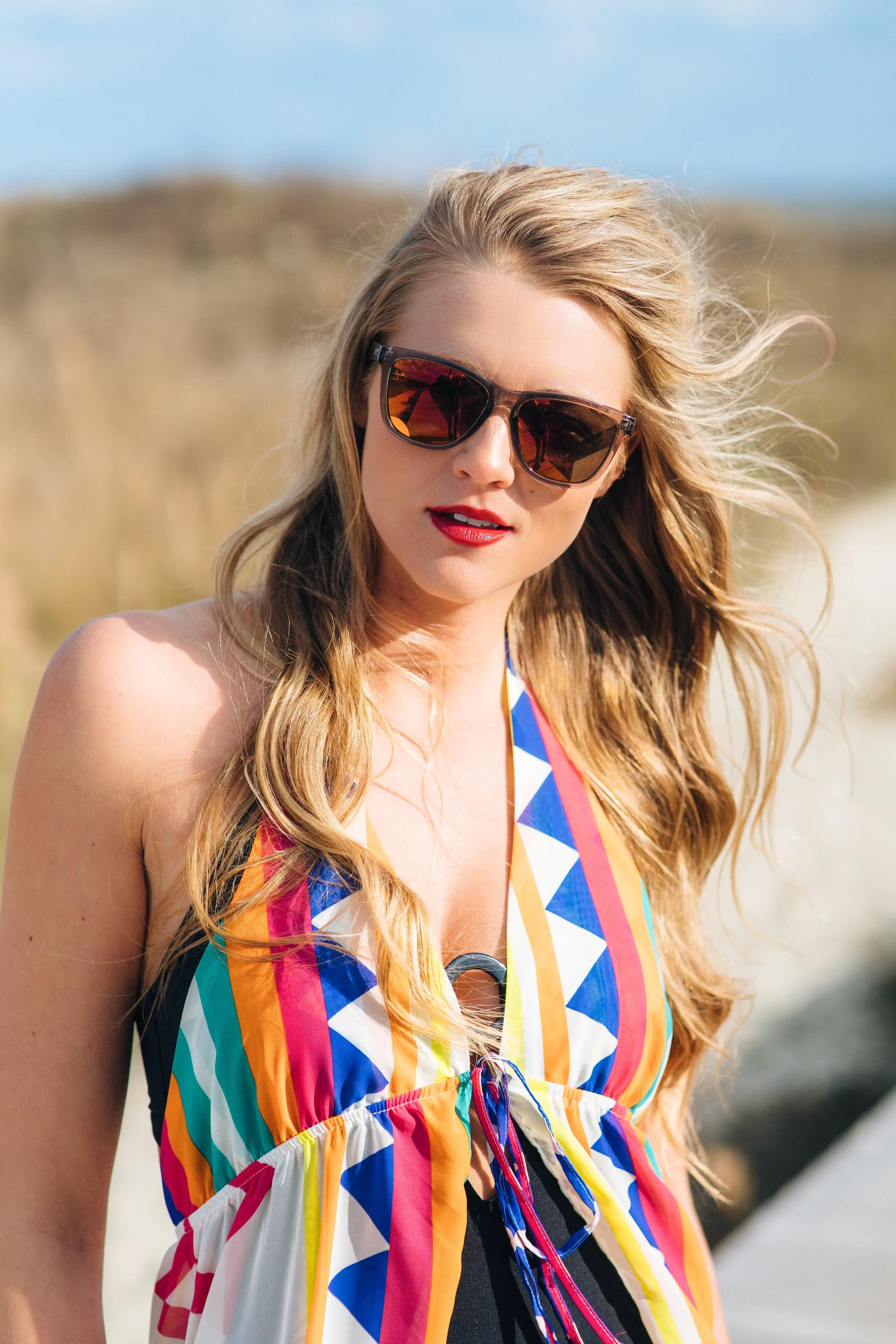 Lunettes de soleil unisexe Crux Chucktown (Trans Grey | Red) 5/5