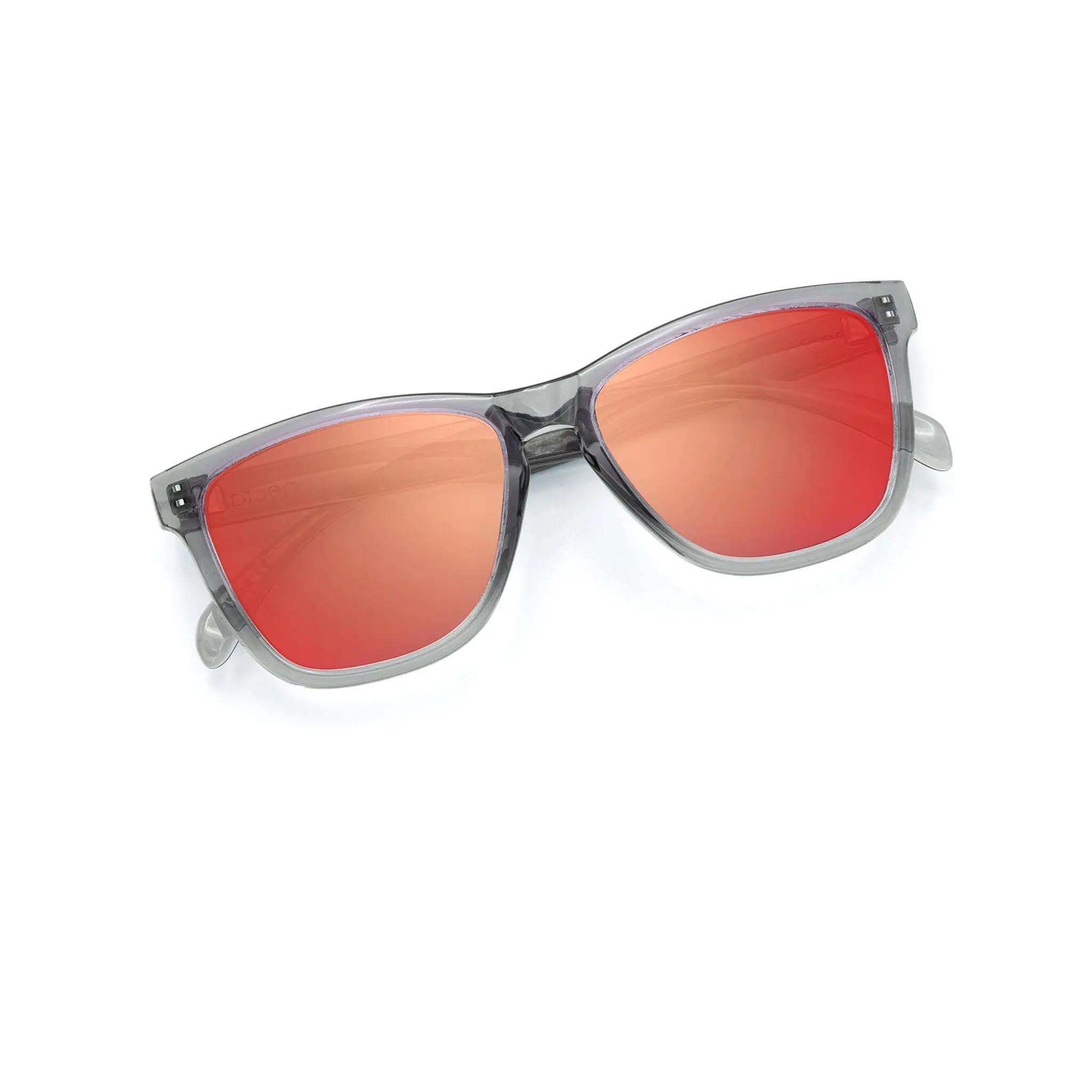 Lunettes de soleil unisexe Crux Chucktown (Trans Grey | Red) 3/5