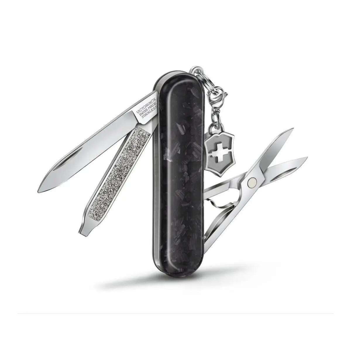 Schweizer Taschenmesser Carbon Classic SD Brilliant Hightech Schwarz 2/10