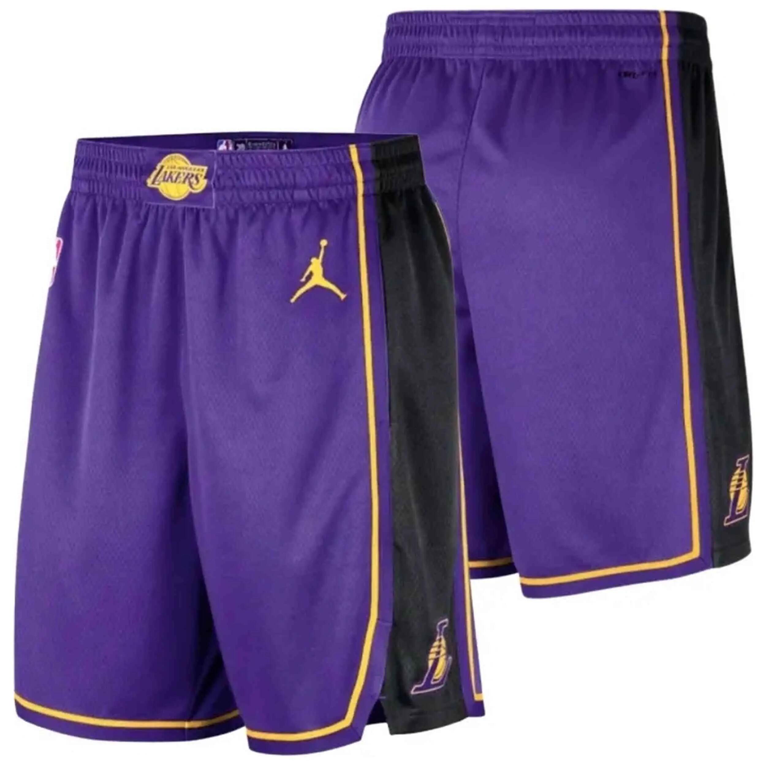 Short Nike modèle Pantalón corto NBA Los Angeles Lakers Jordan Stat pour enfants 2/3
