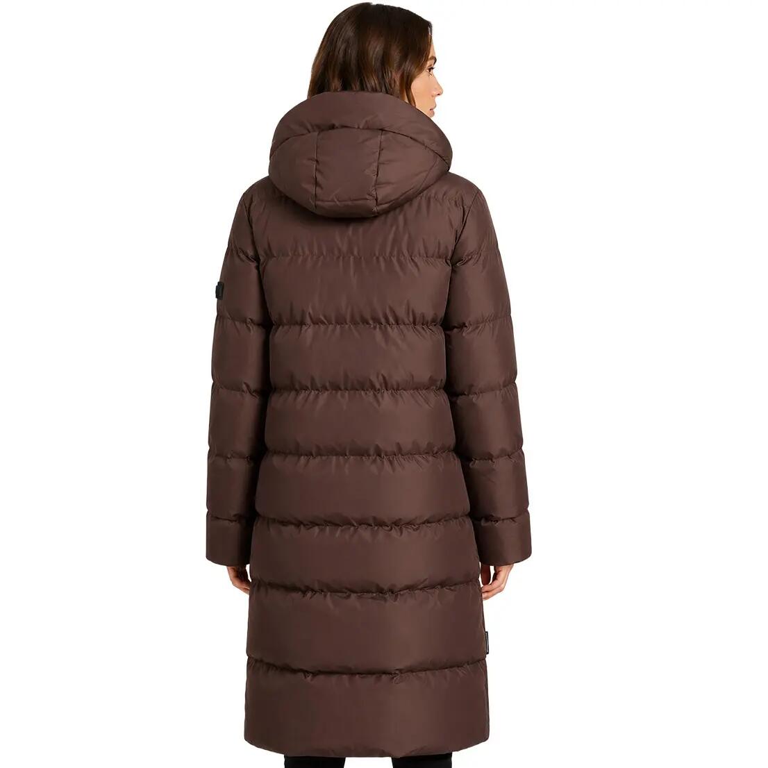 Parka – Escursionismo montano – Donna – Taglio lungo – Marrone 6/6