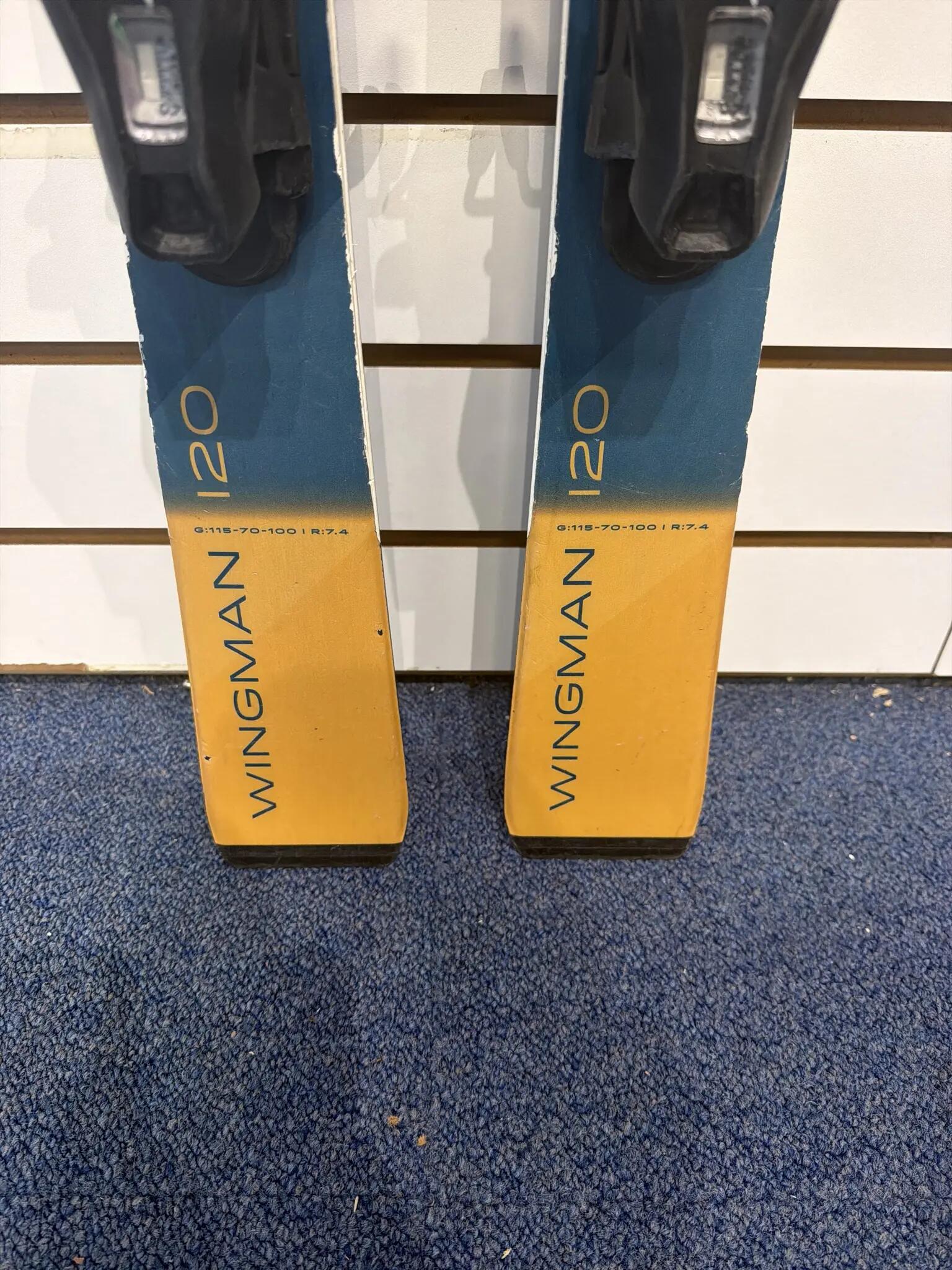 Reconditionné - Ski Elan Wingman + EL 4.5 GW – Kinderskis All-Mountain - 120 3/6