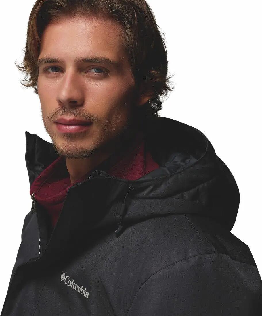 Columbia Pines Lake Parka Nero Uomo 5/5