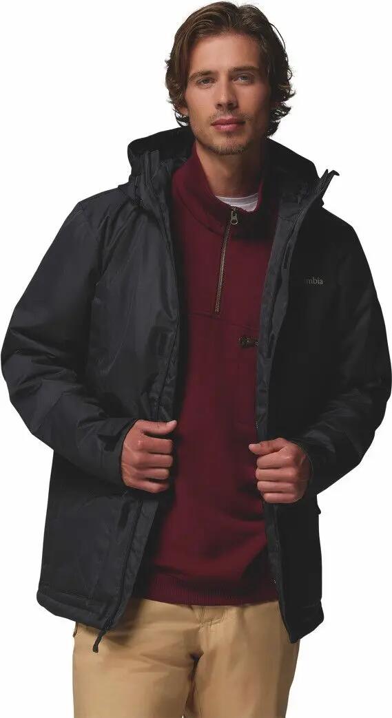 Columbia Pines Lake Parka Nero Uomo 4/5
