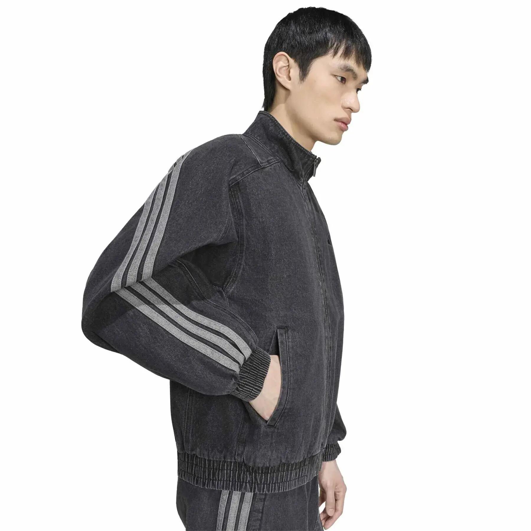 Giacca uomo adidas denim - nero 5/6