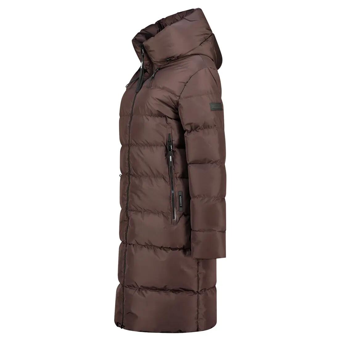 Parka – Escursionismo montano – Donna – Taglio lungo – Marrone 4/6
