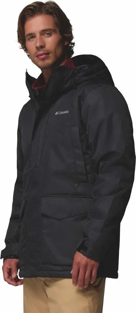 Columbia Pines Lake Parka Nero Uomo 3/5