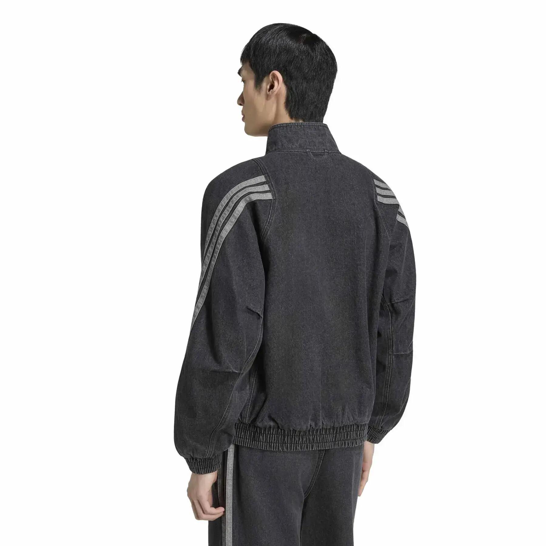 Giacca uomo adidas denim - nero 4/6