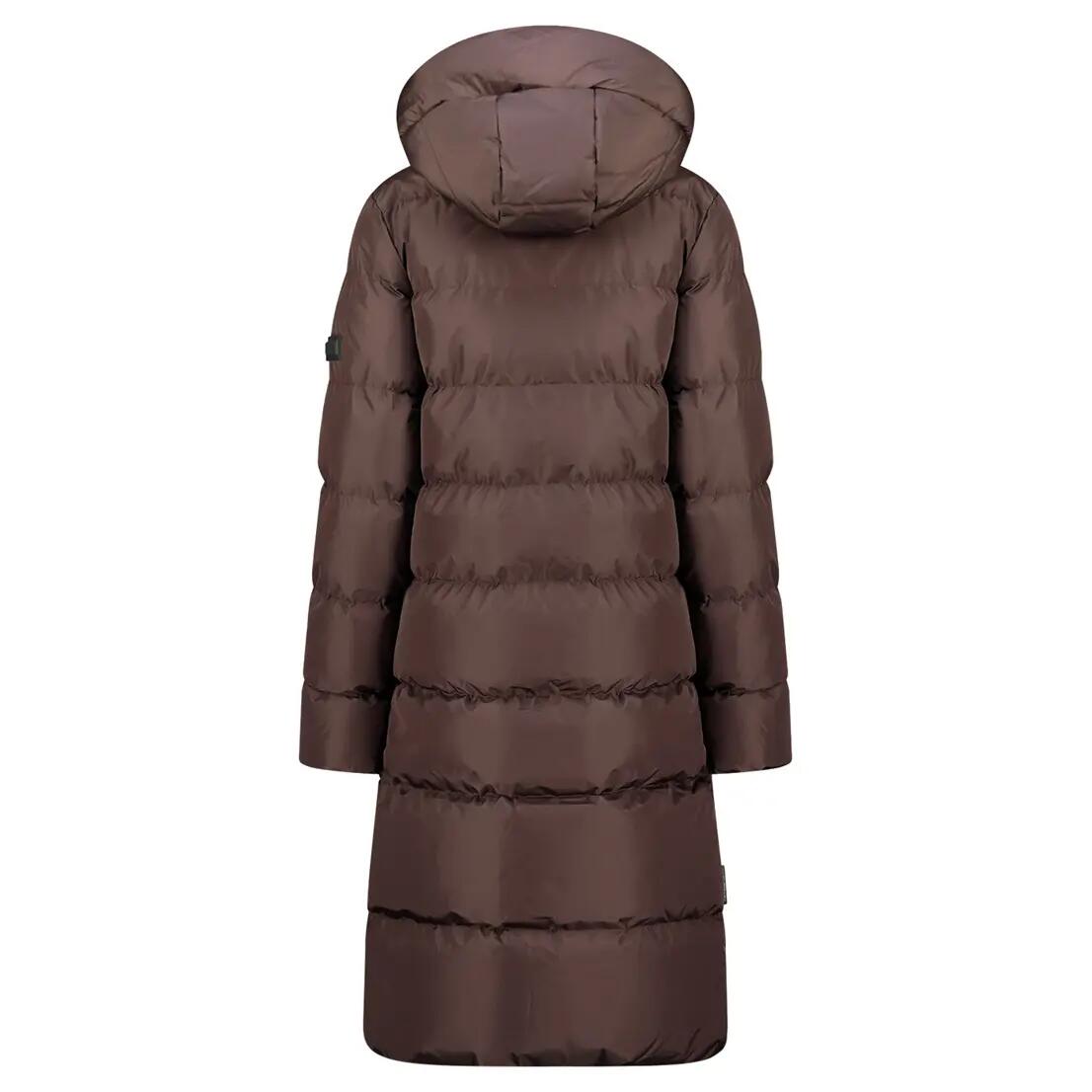 Parka – Escursionismo montano – Donna – Taglio lungo – Marrone 3/6