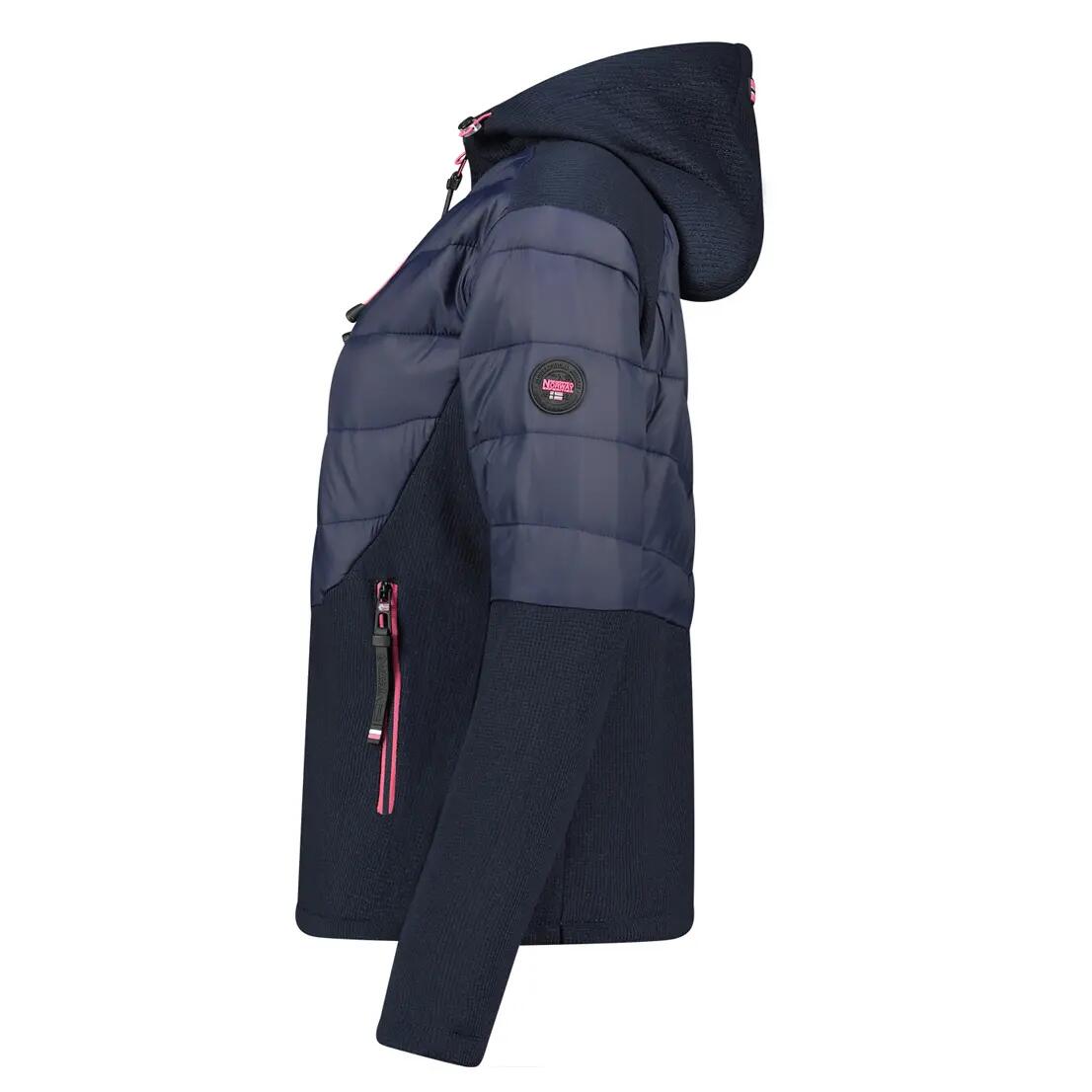 Damska turystyczna polar GEOGRAPHICAL NORWAY TRENDY NAVY DB LADY 024 5/6