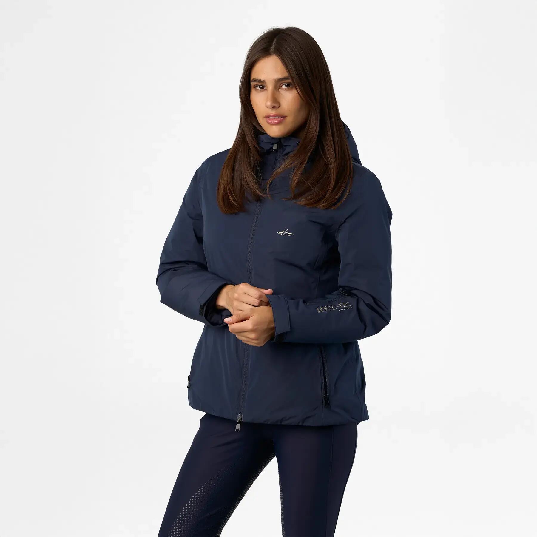 Impermeabile da equitazione con cappuccio da donna HV Polo Donja 3/4