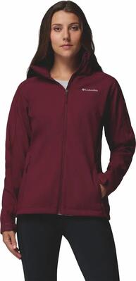 Columbia cascade ridge iii softshell jas voor dames bordeaux