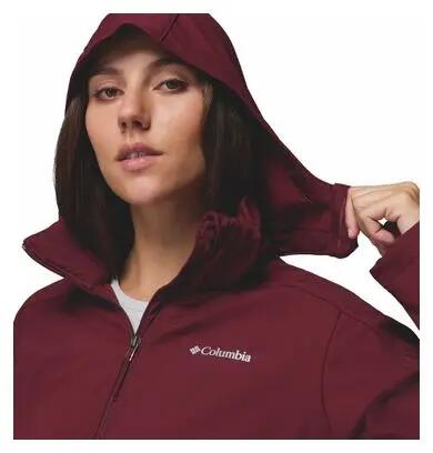 Damen Columbia Cascade Ridge III Bordeaux Softshelljacke 7/7