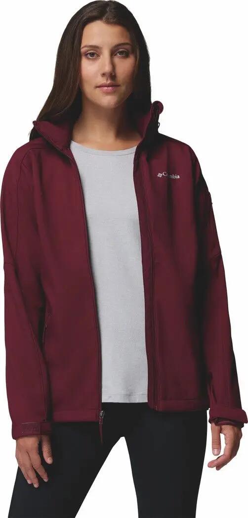 Damen Columbia Cascade Ridge III Bordeaux Softshelljacke 4/7