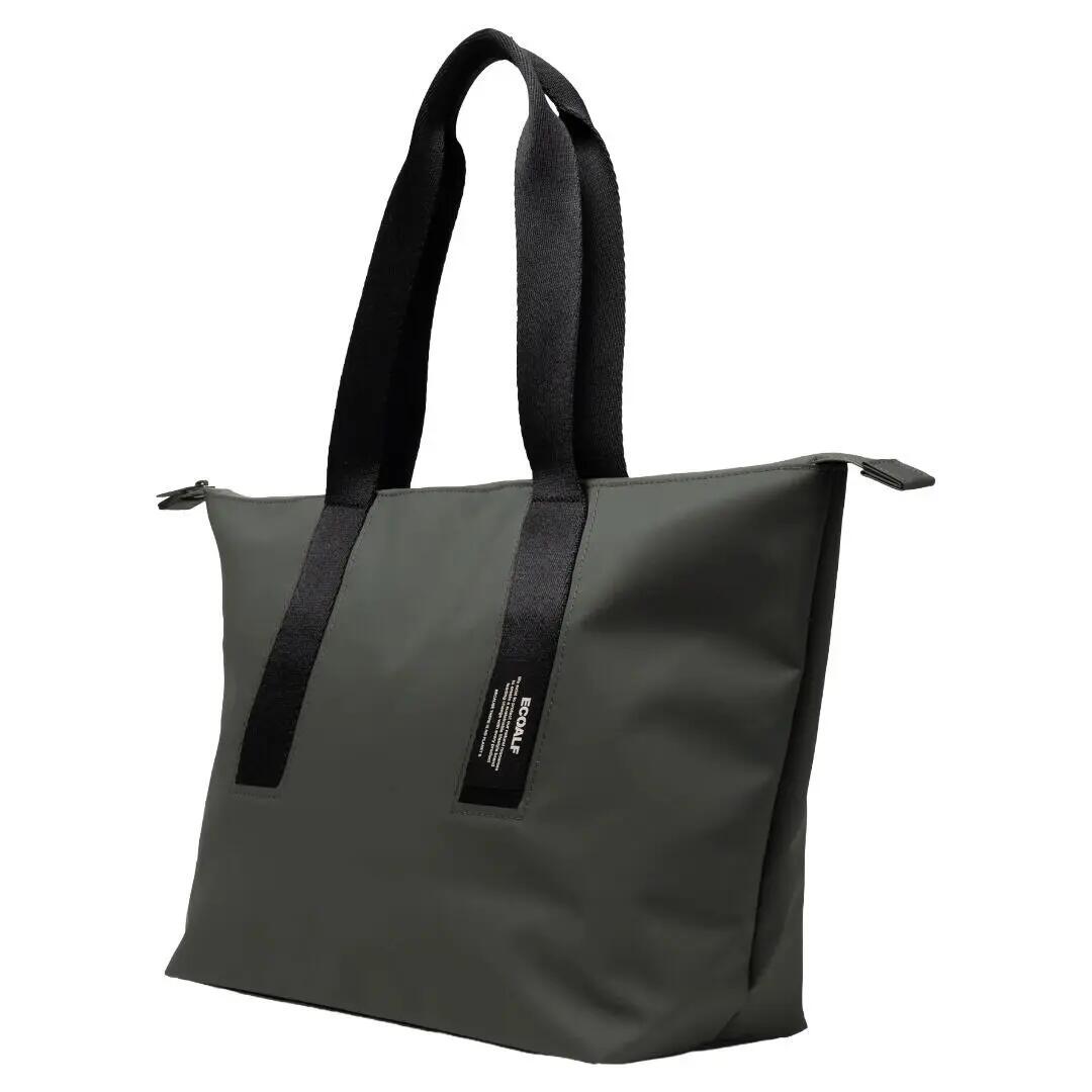 Bolso Verde Ecoalf Areny WR Medium Otto Dark Khaki Resistente y Ligero 2/4