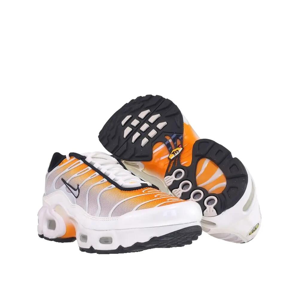 Nike Air Max Plus Shoes Orange/White 3/4