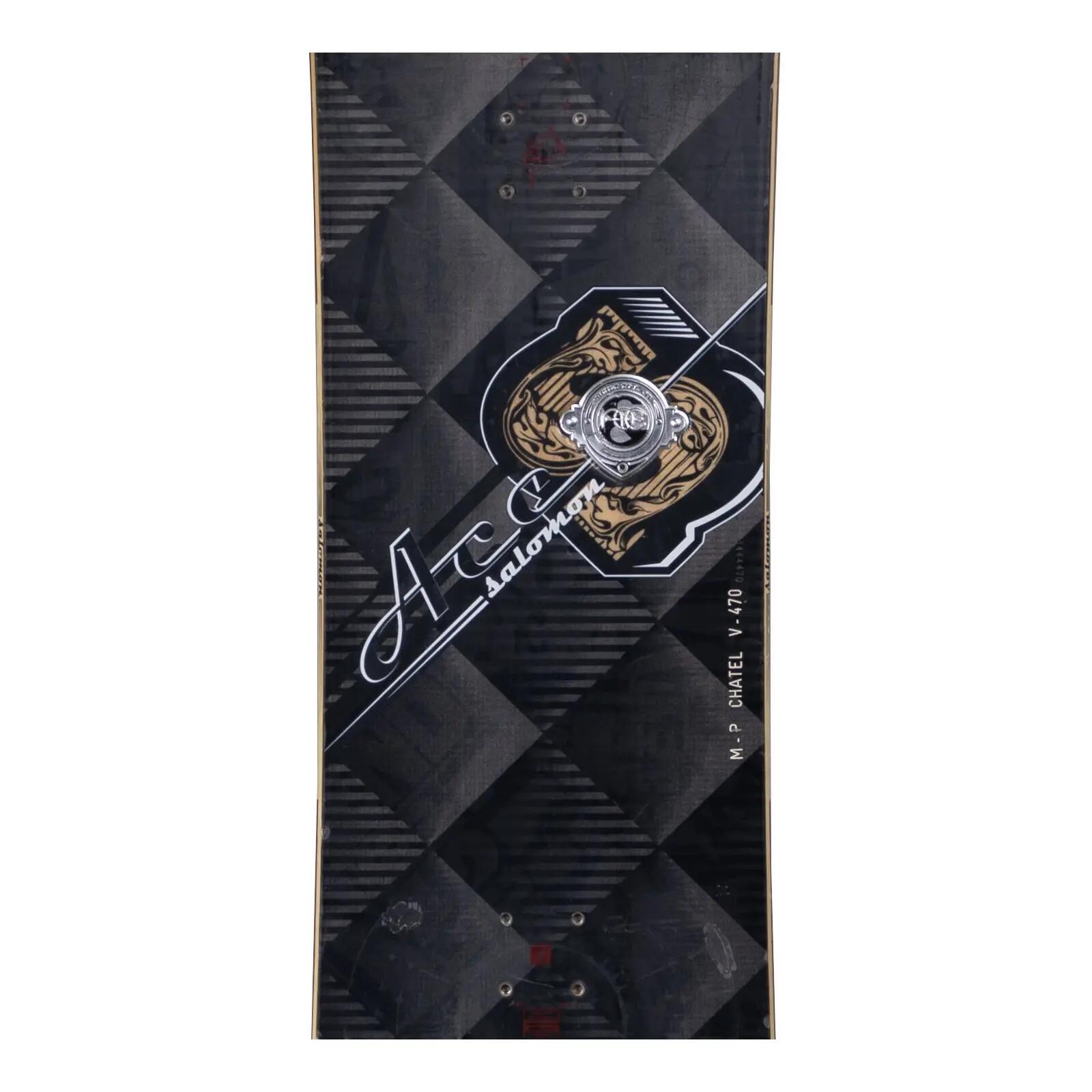 RECONDITIONNE - Snowboard Salomon Ace + Fixations Coque 3/4