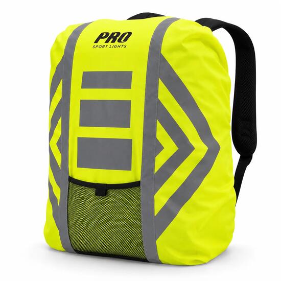 Housse de pluie sac à dos imperméable réfléchissante 30-40 litres jaune fluo