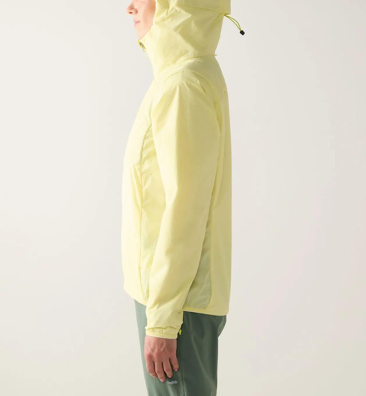 Haglöfs L.I.M Mimic Barrier Hood Jacket Yellow Women 3/7