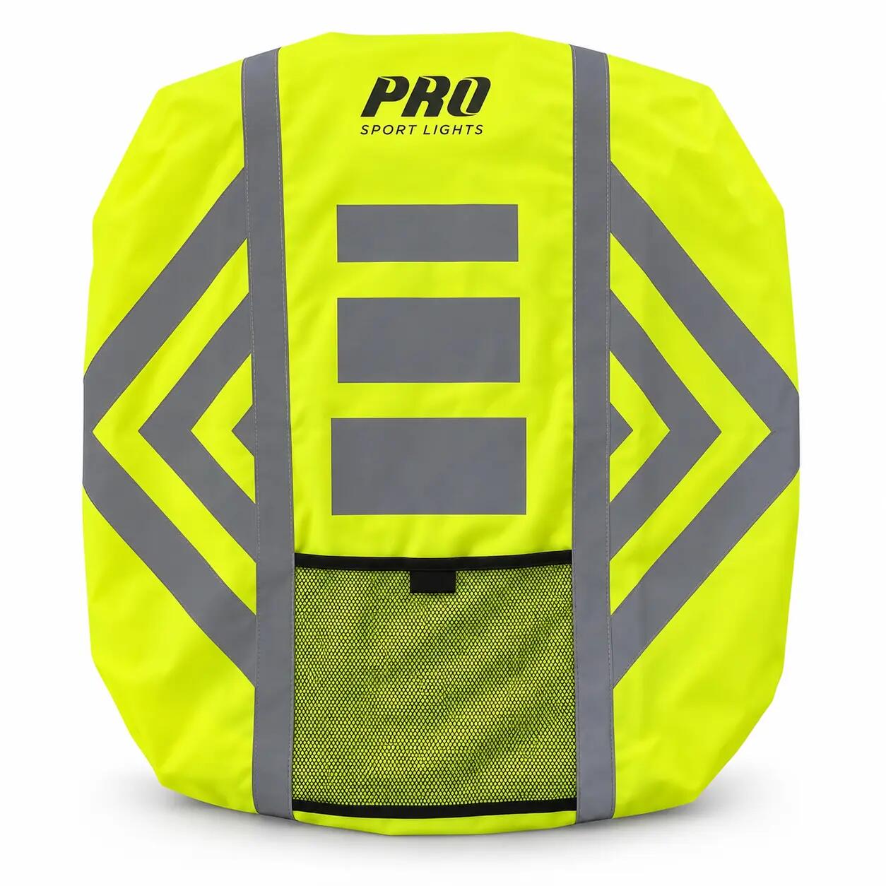 Housse de pluie sac à dos imperméable réfléchissante 30-40 litres jaune fluo 4/8