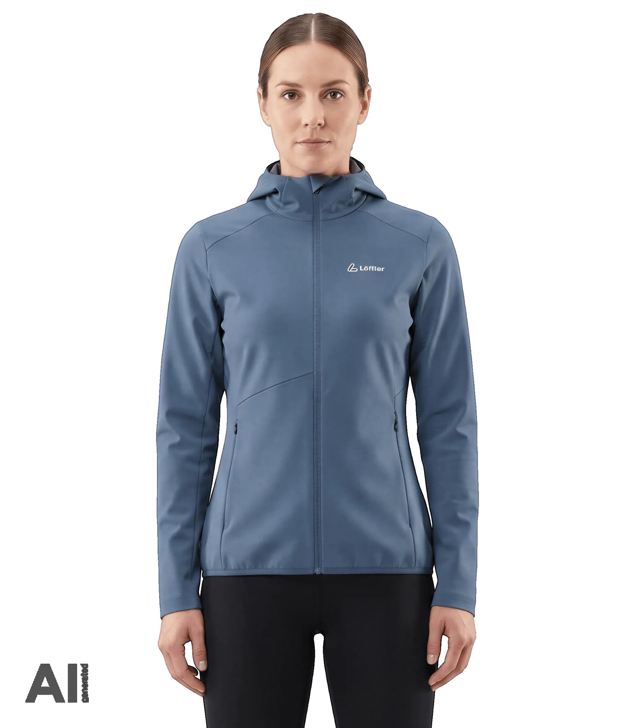 W HOODED JACKET NORTH AB LIGHT 3/4