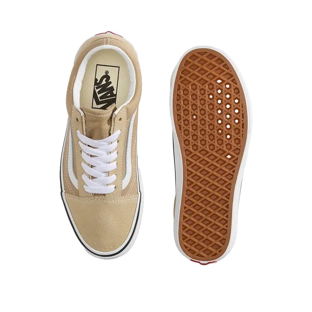 Zapatos Vans Old Skool Beige/Blanco 3/5