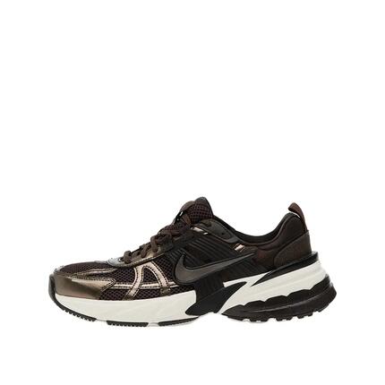 Zapatillas Nike V2K Run Marrón Terciopelo/Blanco Barroco/Negro