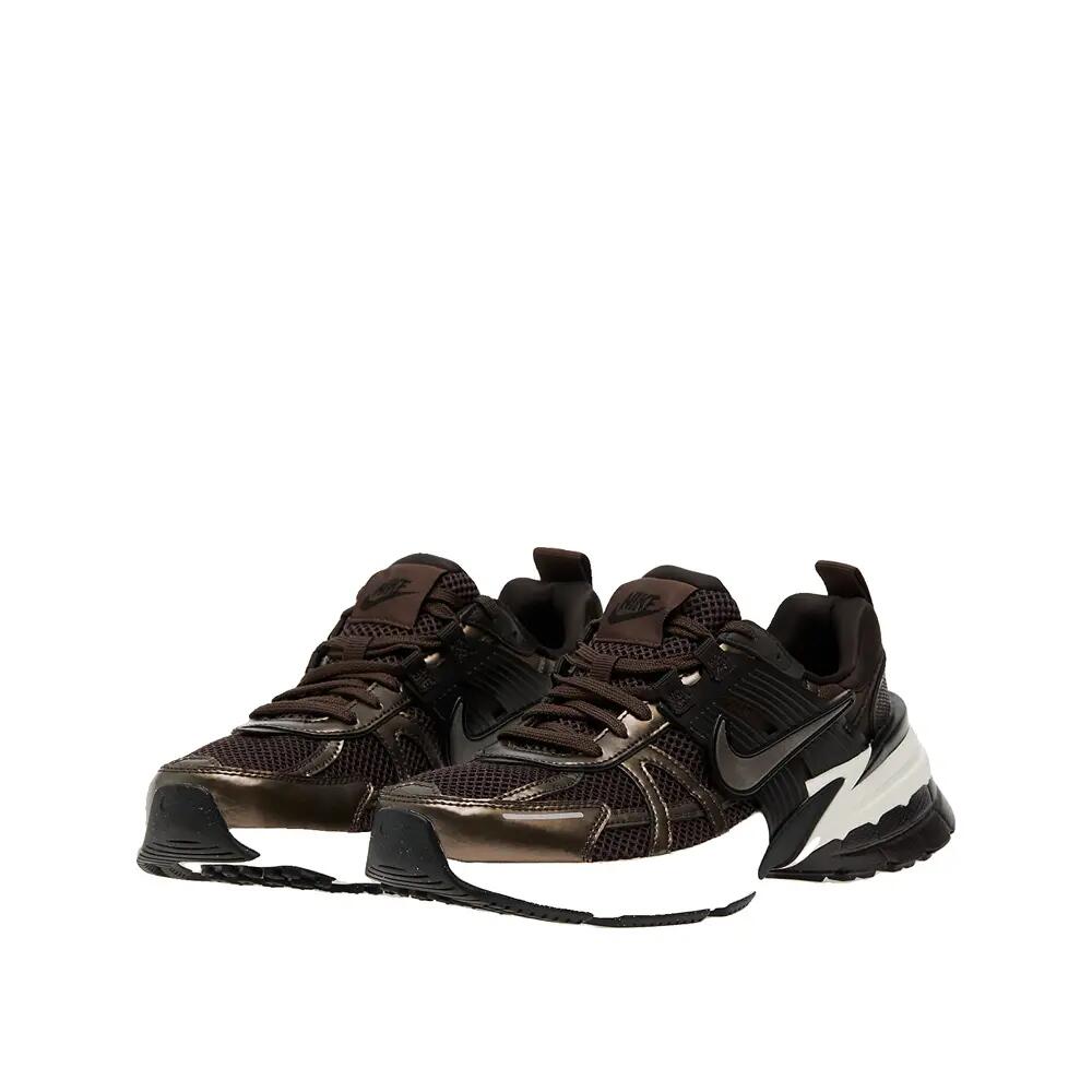Zapatillas Nike V2K Run Marrón Terciopelo/Blanco Barroco/Negro 6/6