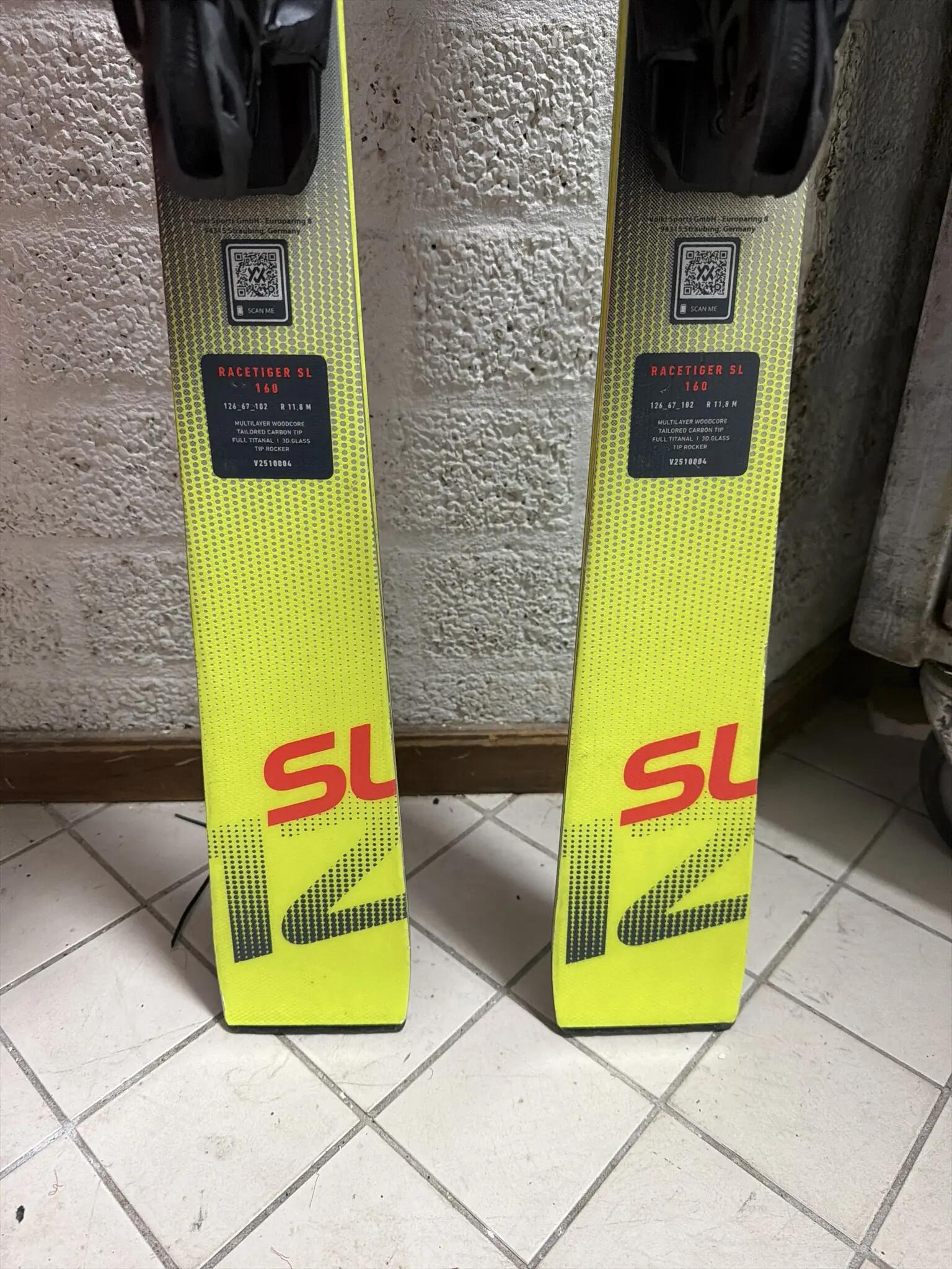 Reconditionné - Ski Völkl Racetiger SL + Marker rMotion3 12 GW-155-Used 3/6