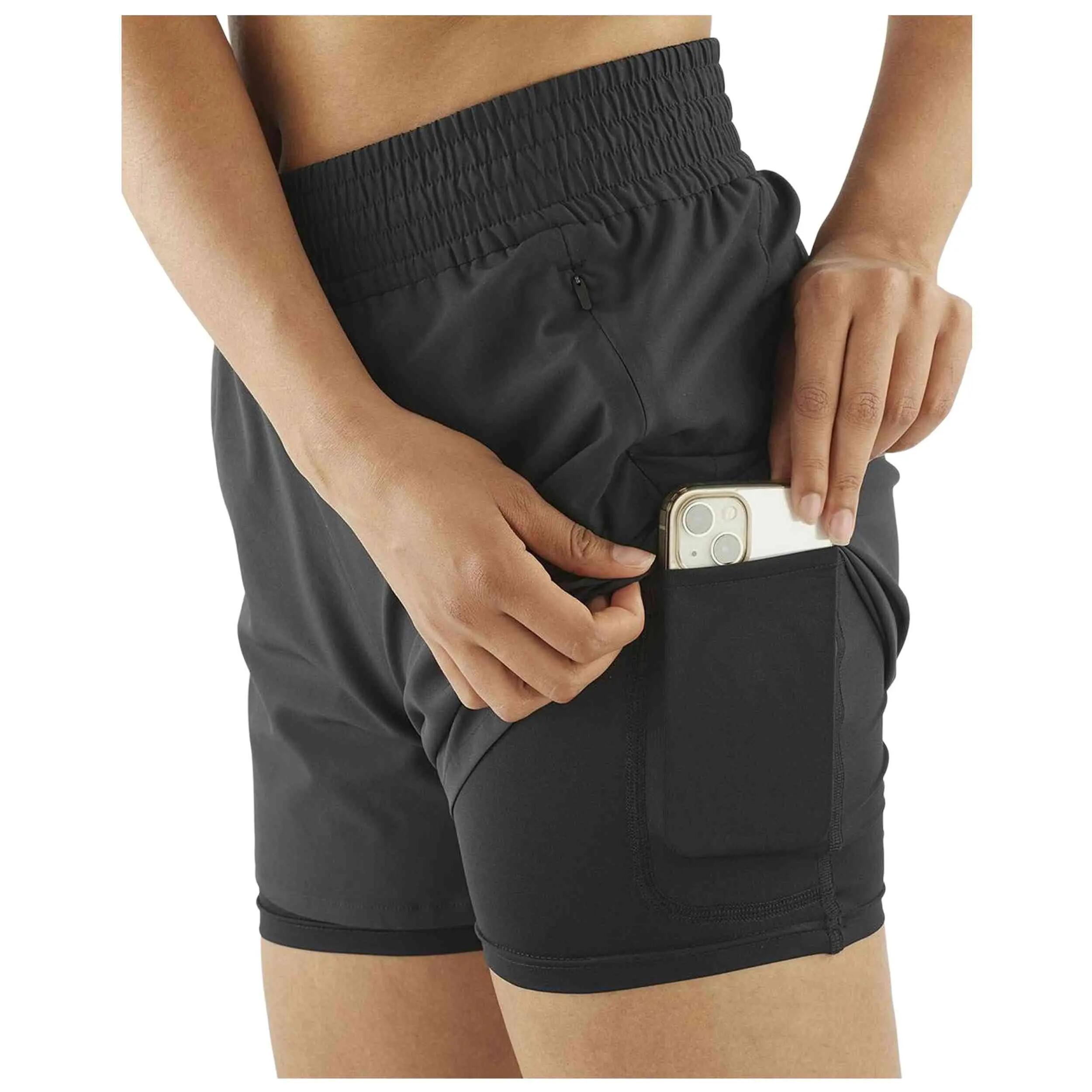 Kurze hose Salomon Modell SHAKEout CORE 2IN1 4" für frauen 5/5