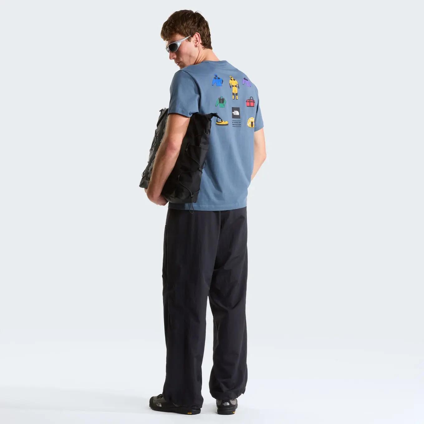 Maglietta The North Face Icon Celebration blu da uomo 4/7