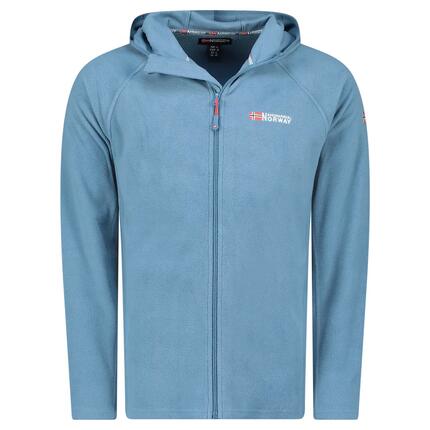 Polaire - Randonnées en montagne - Homme - Fermeture à glissière complète - Bleu